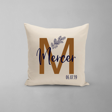 Load image into Gallery viewer, Monogram Family Name Pillow