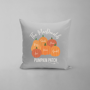 Pumpkin Patch Personalized Pillow
