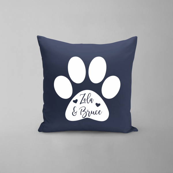 Paw sales print pillow