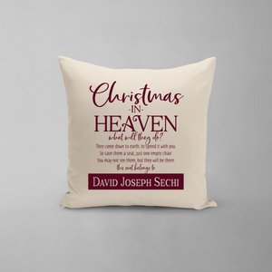 Christmas In Heaven Pillow