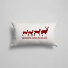 Load image into Gallery viewer, Deer Family Pillow