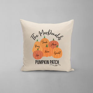 Pumpkin Patch Personalized Pillow