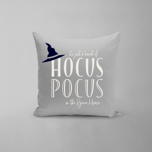Hocus Pocus Family Name Pillow