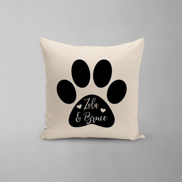 Paw Print Pillow