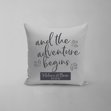Load image into Gallery viewer, The Adventure Begins Pillow