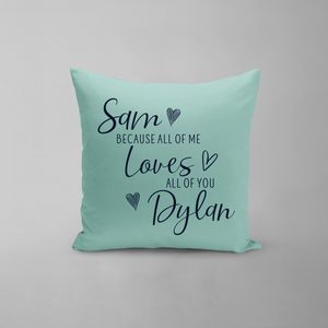 Sam Loves Dylan Pillow