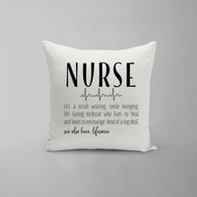 Load image into Gallery viewer, Nurse...Hero, Lifesaver Pillow