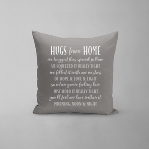 Hugs From Home Pillow