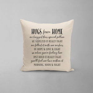 Hugs From Home Pillow