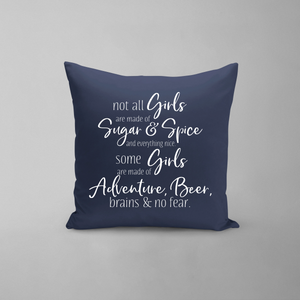 Not All Girls Pillow