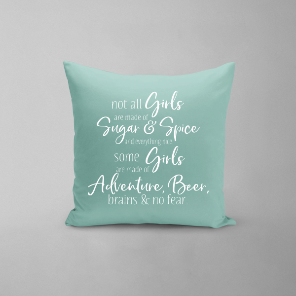 Not All Girls Pillow